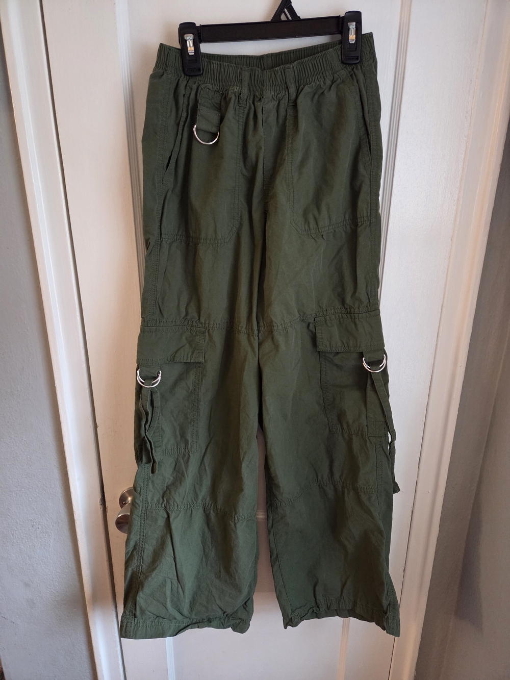 Womens Olive Cargo Pants